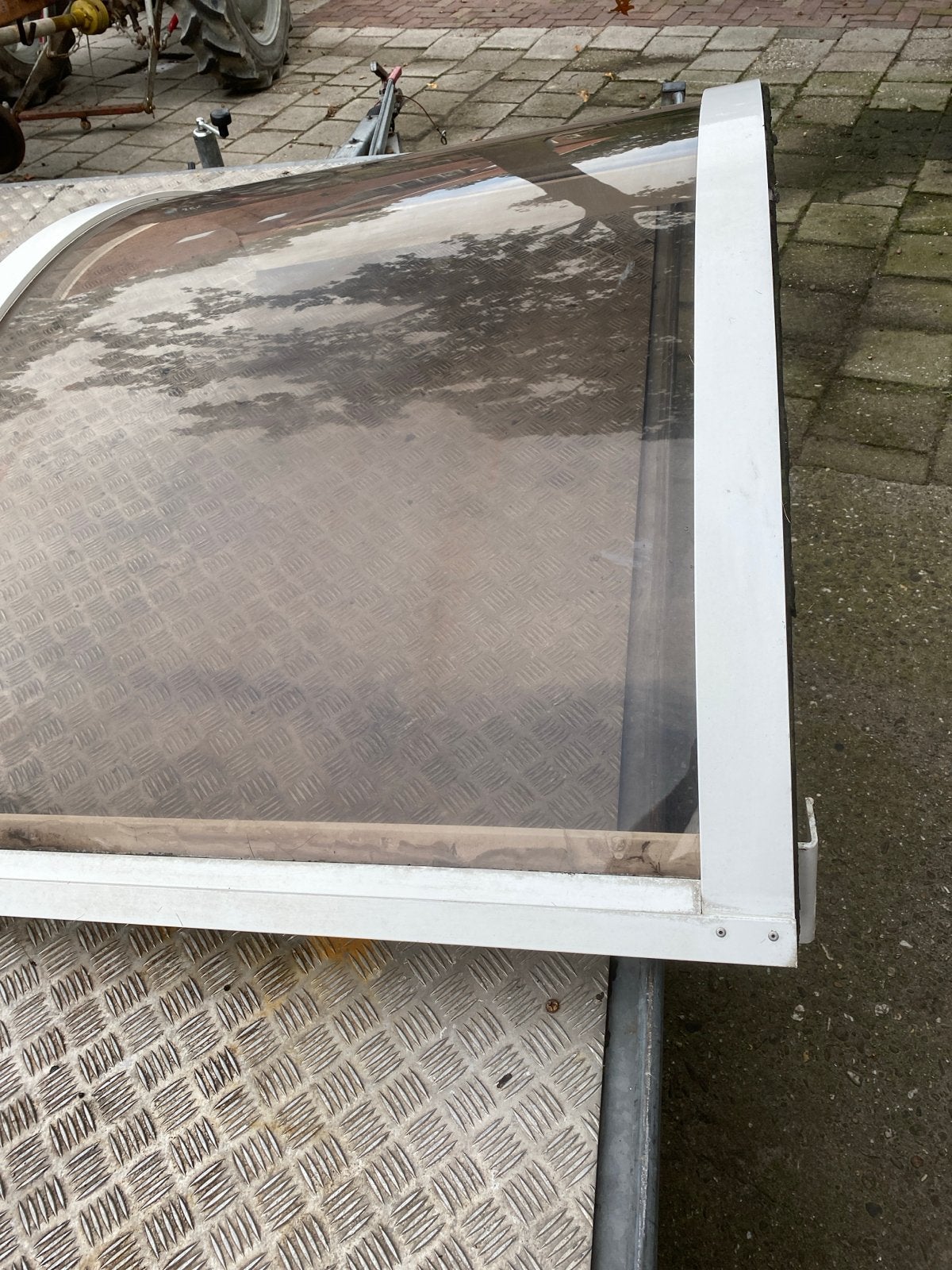 Overkappingen voordeur, Ophalen of Verzenden, Gebruikt, Buitendeur, 200 tot 215 cm