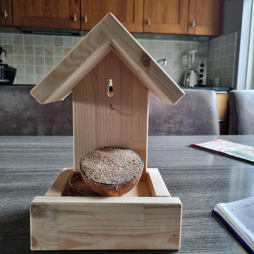 Voederhuisje nieuw, Tuin en Terras, Vogelhuisjes en Vogelbaden, Nieuw, Ophalen of Verzenden