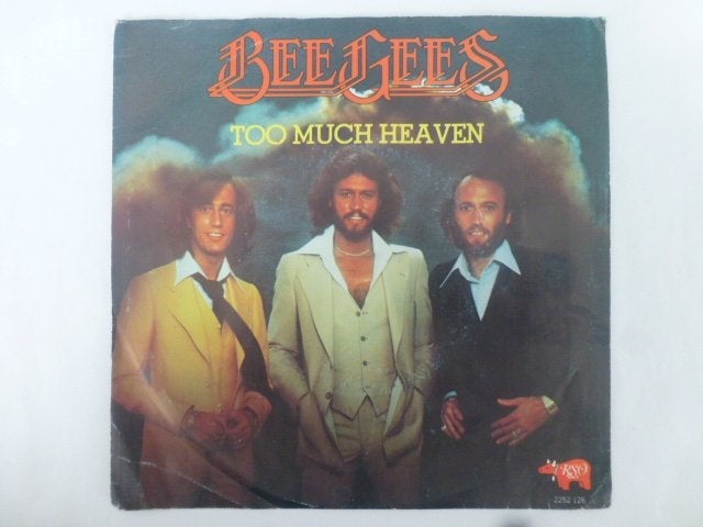 Bee Gees. Too much heaven. / Rest your love on me., Gebruikt, 7 inch, Single, Ophalen of Verzenden