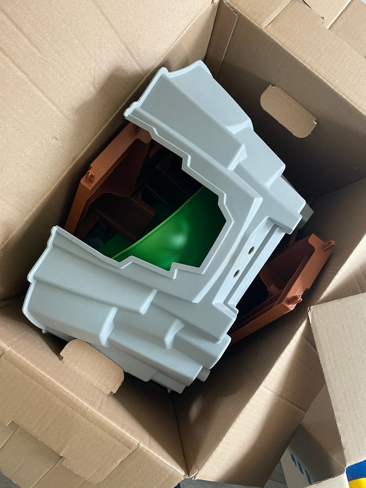 Aquaplay waterbaan met extra baan en bootjes, Ophalen, Gebruikt