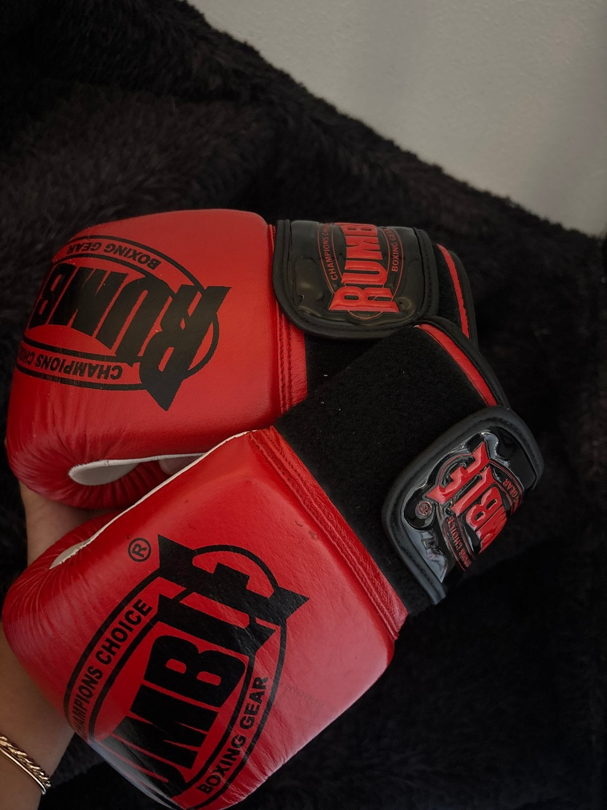 Rumble Bokshandschoenen - Rood (Maat S), Ophalen of Verzenden, Gebruikt, Bokshandschoenen