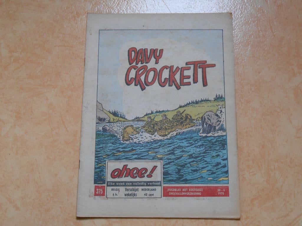 Ohee 375 Davy Crockett 1970., Boeken, Stripboeken, Eén stripboek, Ophalen of Verzenden, Nieuw