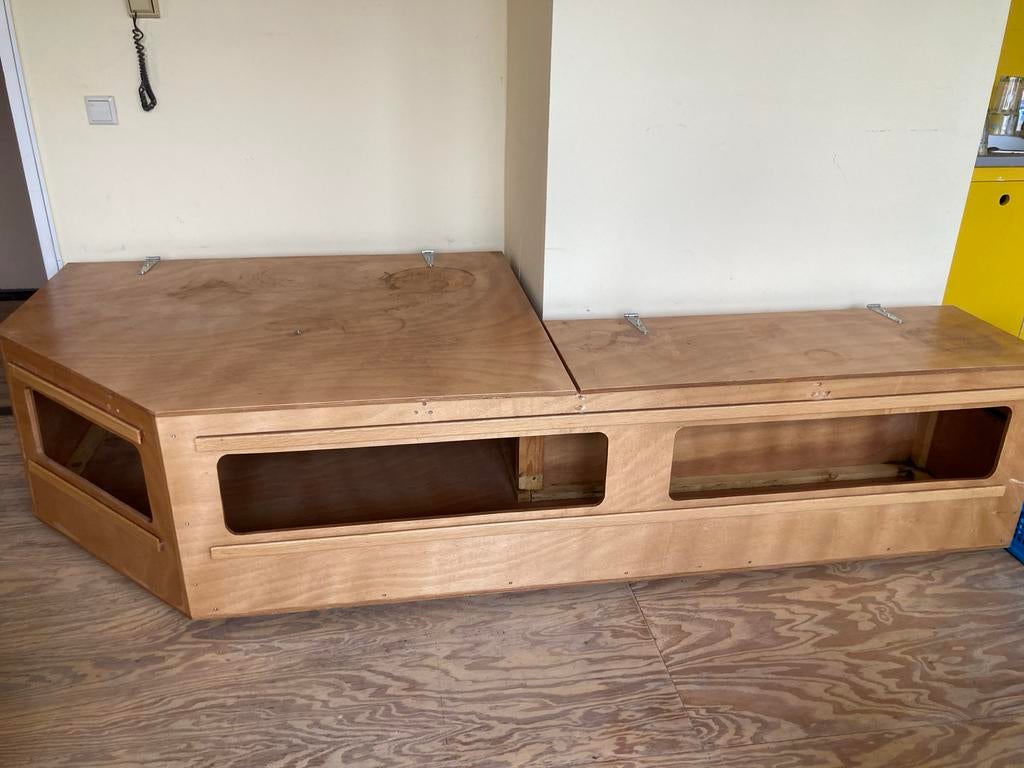 Houten terrarium zelf gemaakt, Dieren en Toebehoren, Ophalen, Gebruikt, Terrarium of Paludarium