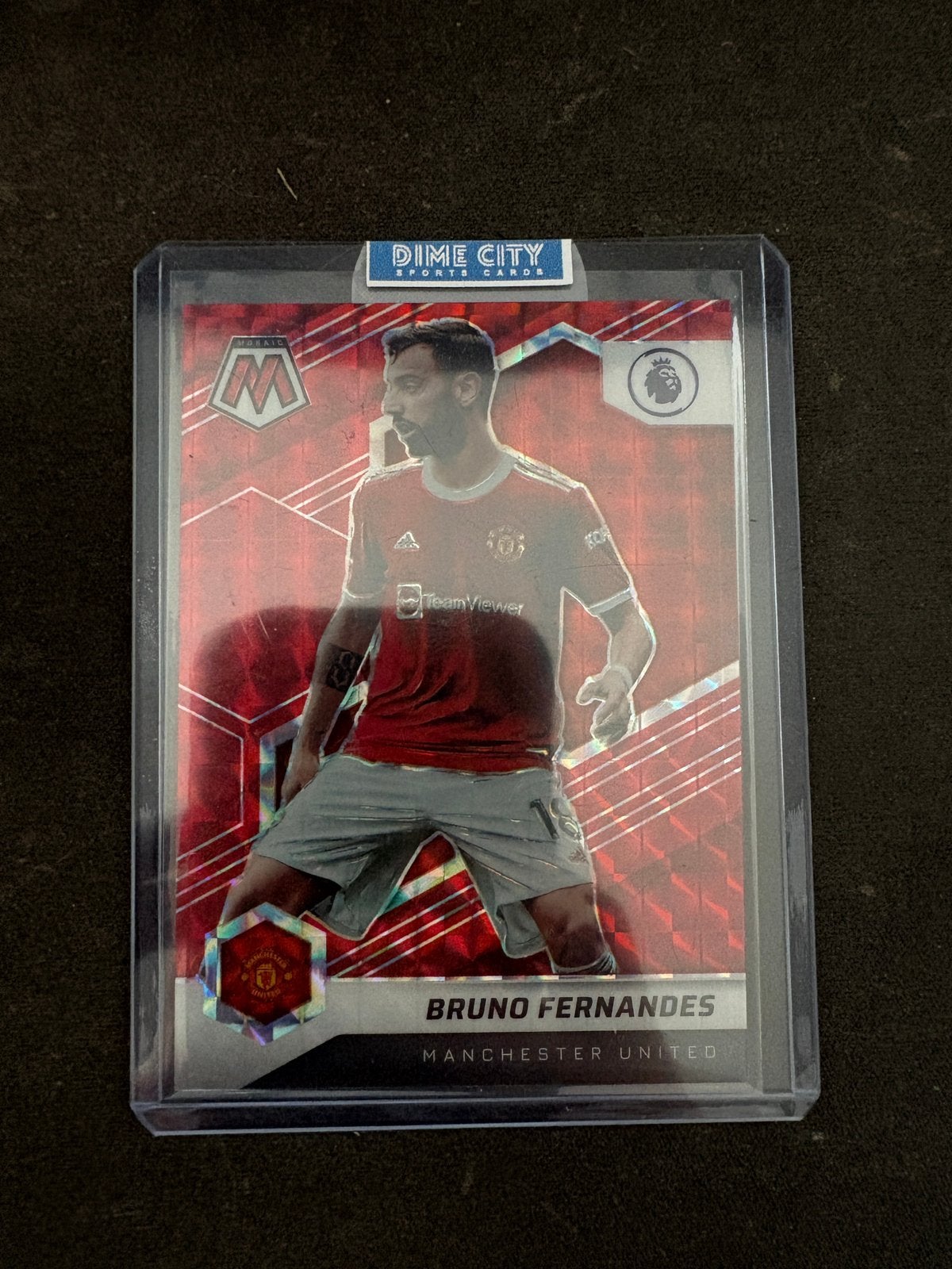 Bruno Fernandes - Panini Mosaic Prizm Premier League Red, Verzenden, Zo goed als nieuw