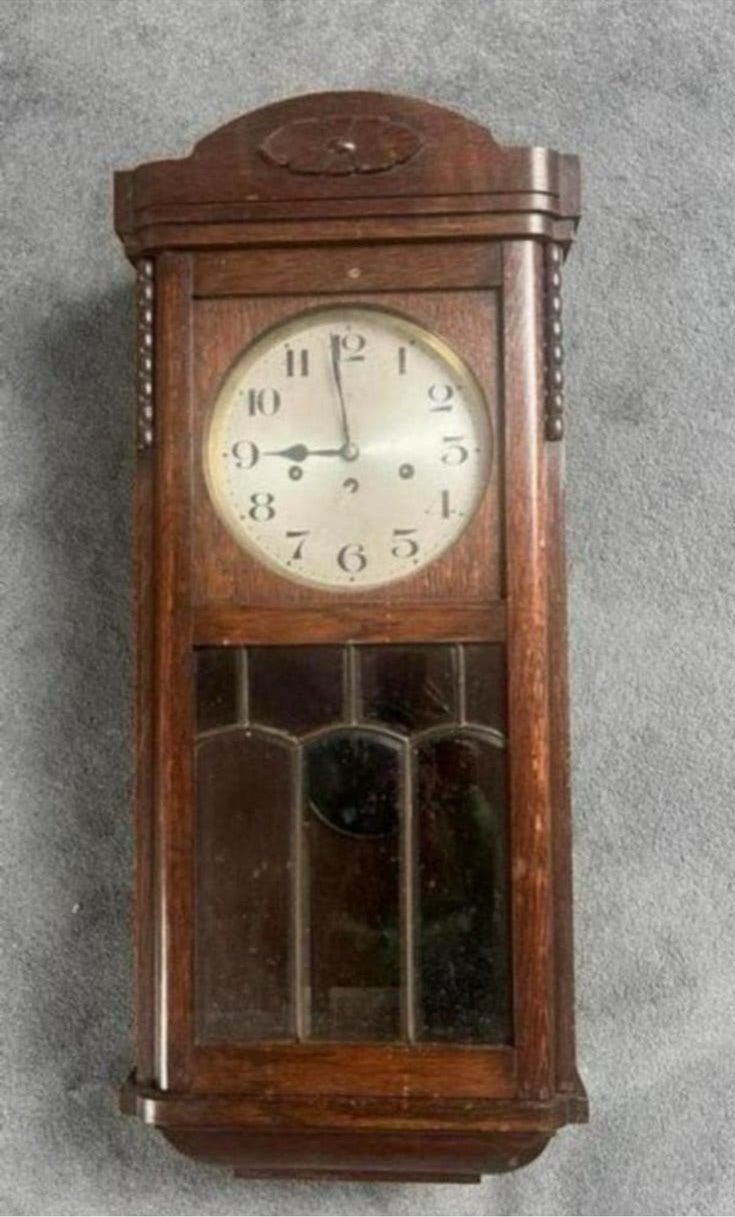 Antieke originele J. Unghans klok, Ophalen