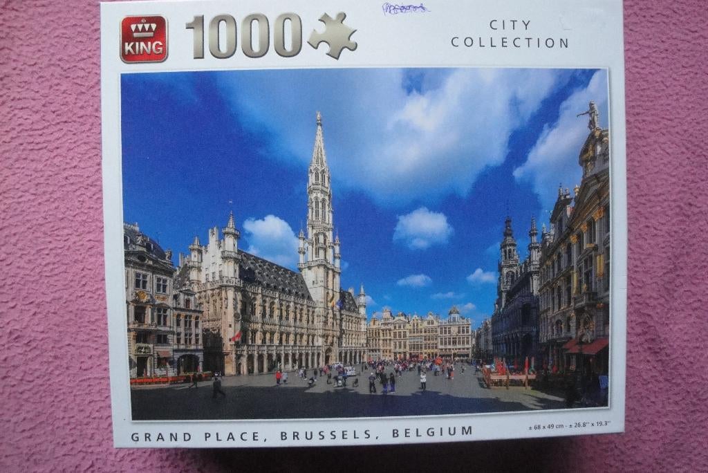 KING CITY COLLECTION PUZZLE 1.000 stukjes voor 2,50euro., Ophalen of Verzenden, 500 t/m 1500 stukjes, Zo goed als nieuw, Legpuzzel