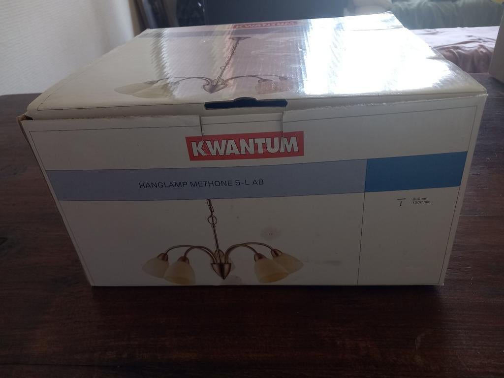 Nieuw in doos hanglamp van kwantum, Ophalen of Verzenden, Nieuw, Minder dan 50 cm