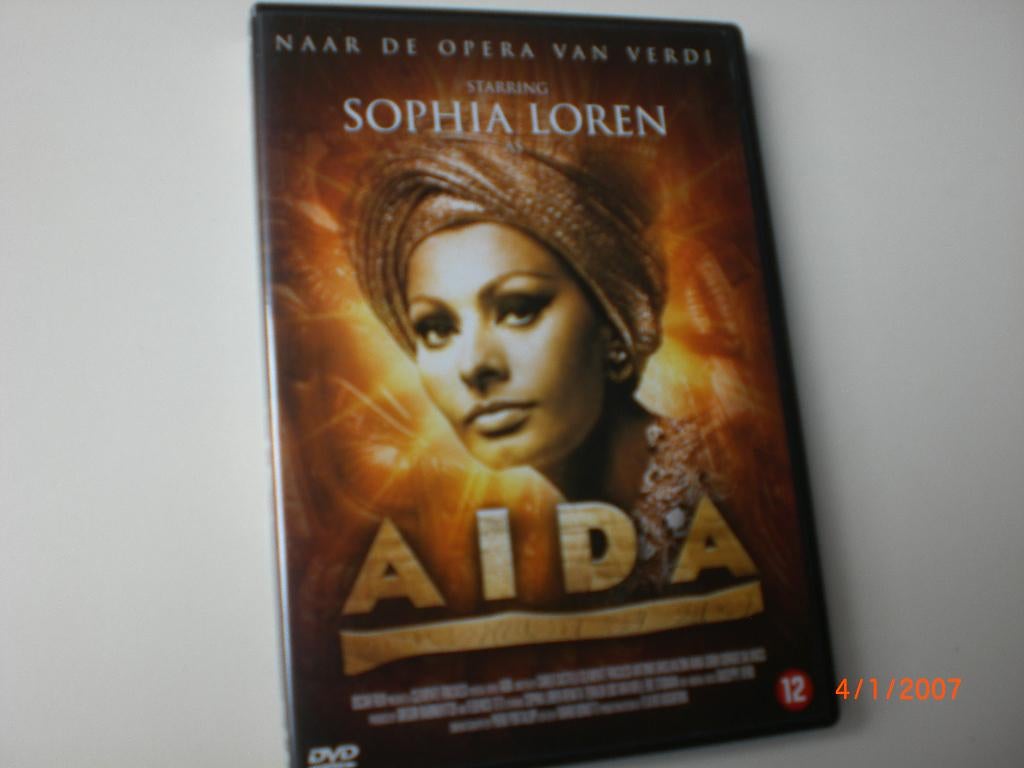 dvd Aida Sophia Loren Lois Maxwell Afro Poli, Drama, Ophalen of Verzenden, Zo goed als nieuw, 1940 tot 1960