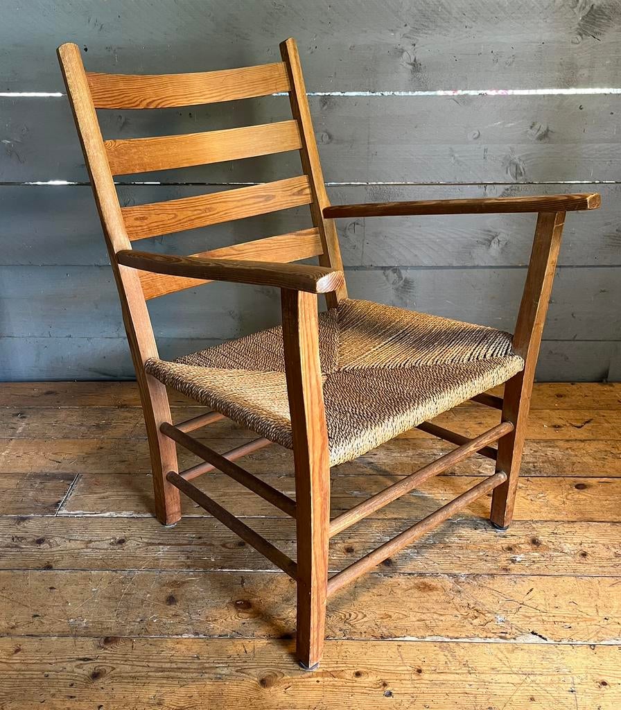 Fauteuil Deens design, Ophalen, Zo goed als nieuw, 75 tot 100 cm, 50 tot 75 cm
