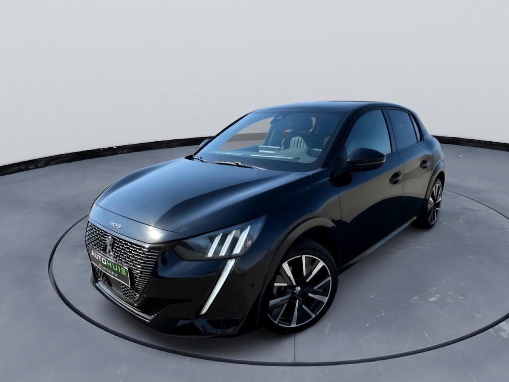 Peugeot 208 1.2 PureTech GT-line Automaat Lederen bekleding, Gebruikt, Zwart, Zwart, Leder