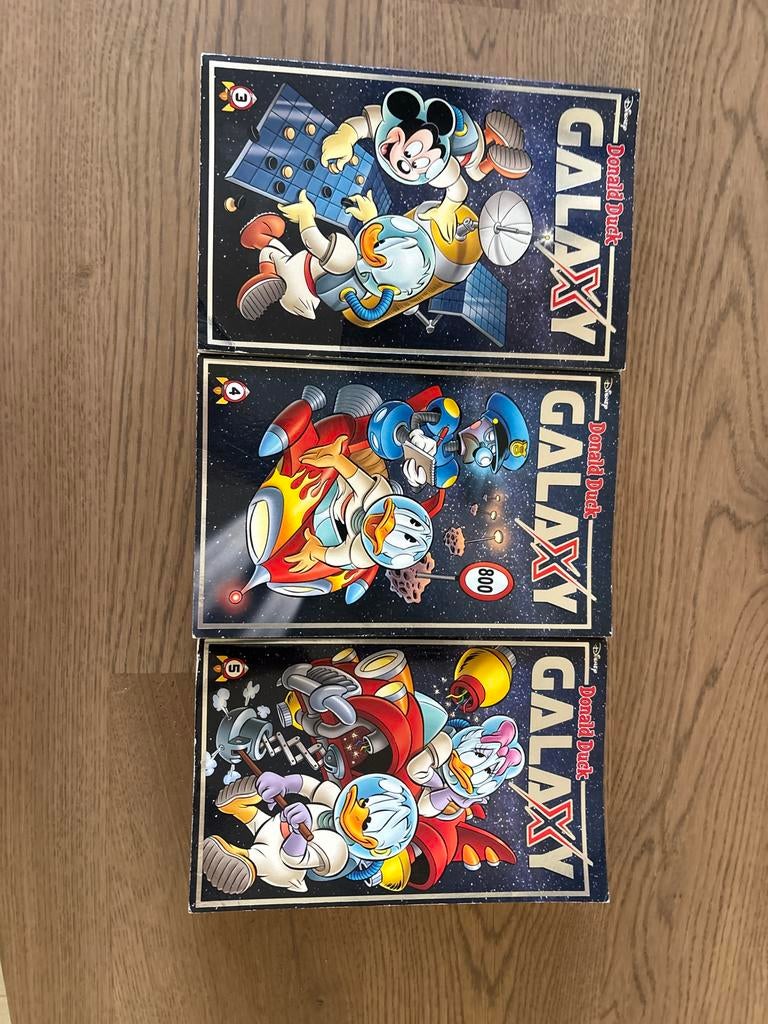 Donald Duck Galaxy Complete Serie (3 delen), Boeken, Stripboeken, Complete serie of reeks, Ophalen of Verzenden, Zo goed als nieuw