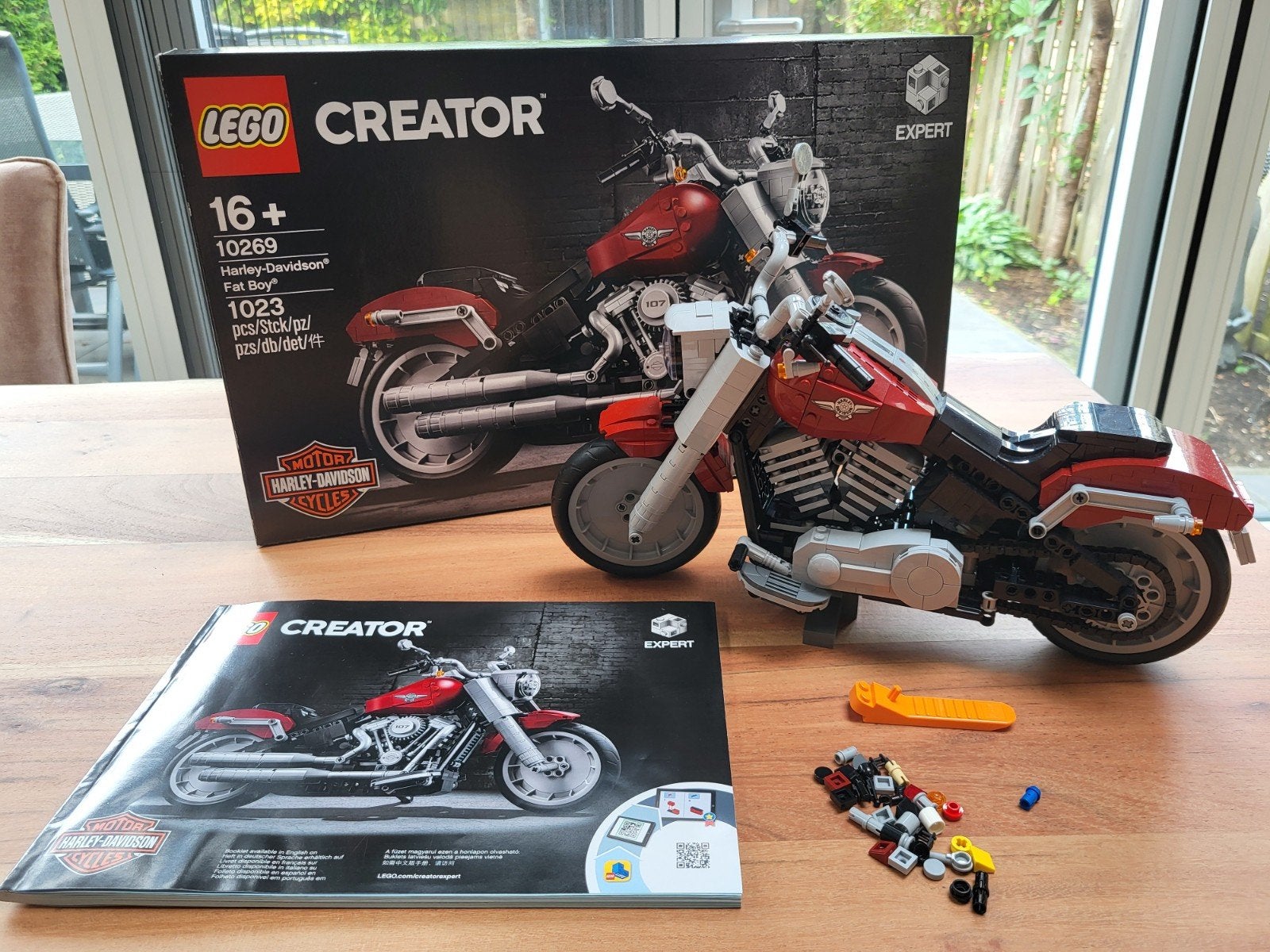 Lego Harley Davidson motor. 10269. Compleet., Lego, Ophalen of Verzenden, Zo goed als nieuw, Compleet