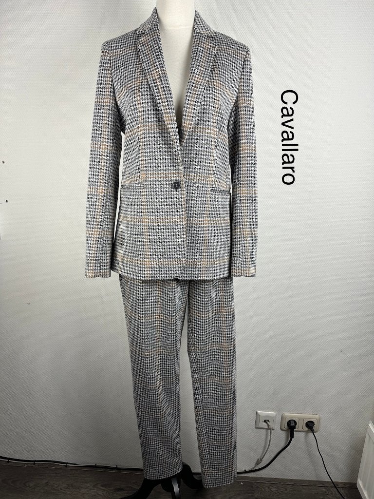 Cavallaro Broekpak  (mt: 40)07,4/9684, Maat 38/40 (M), Cavallaro, Blauw, Cavallaro