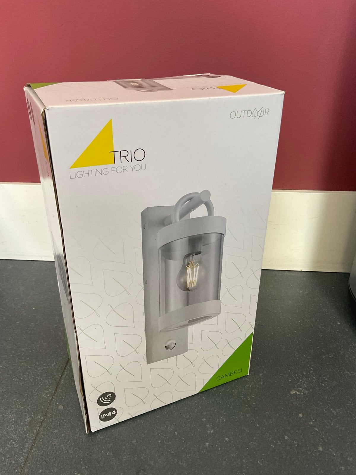 Trio Sambesi Buitenlamp met Sensor - Nieuw in doos, Metaal, Overige merken, Nieuw, Modern