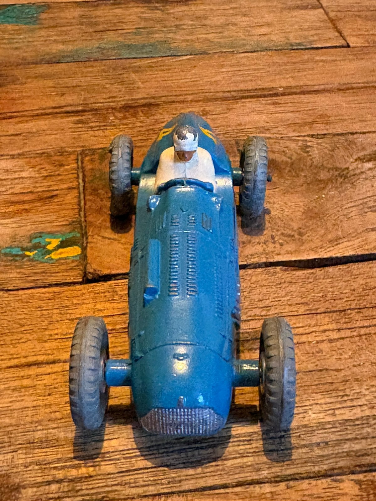 Dinky Toys 230 Talbot-Lago racewagen nr.4 originele jaren 50, Ophalen of Verzenden, Zo goed als nieuw, Auto, Dinky Toys