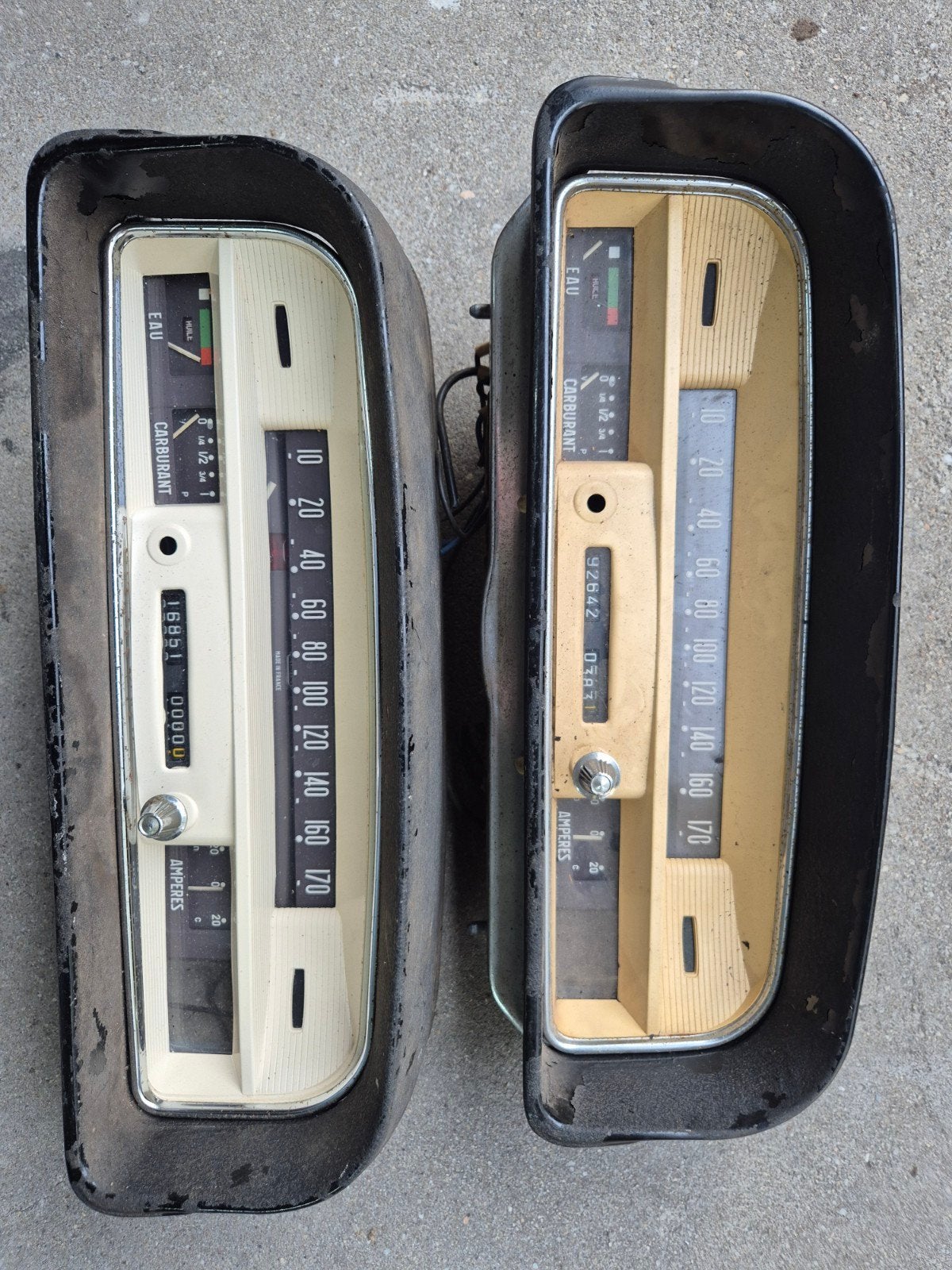 Peugeot 404 tellerbakken, Auto-onderdelen, Dashboard en Schakelaars, Ophalen of Verzenden, Peugeot