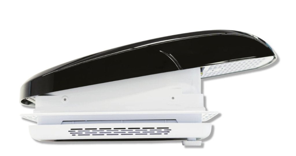 Vechline Dakventilator Luxuoso II Zwart, Buurserstraat 15 A, 7481 EG,Haaksbergen, Ophalen of Verzenden, Info@123CamperOnderdelen.nl