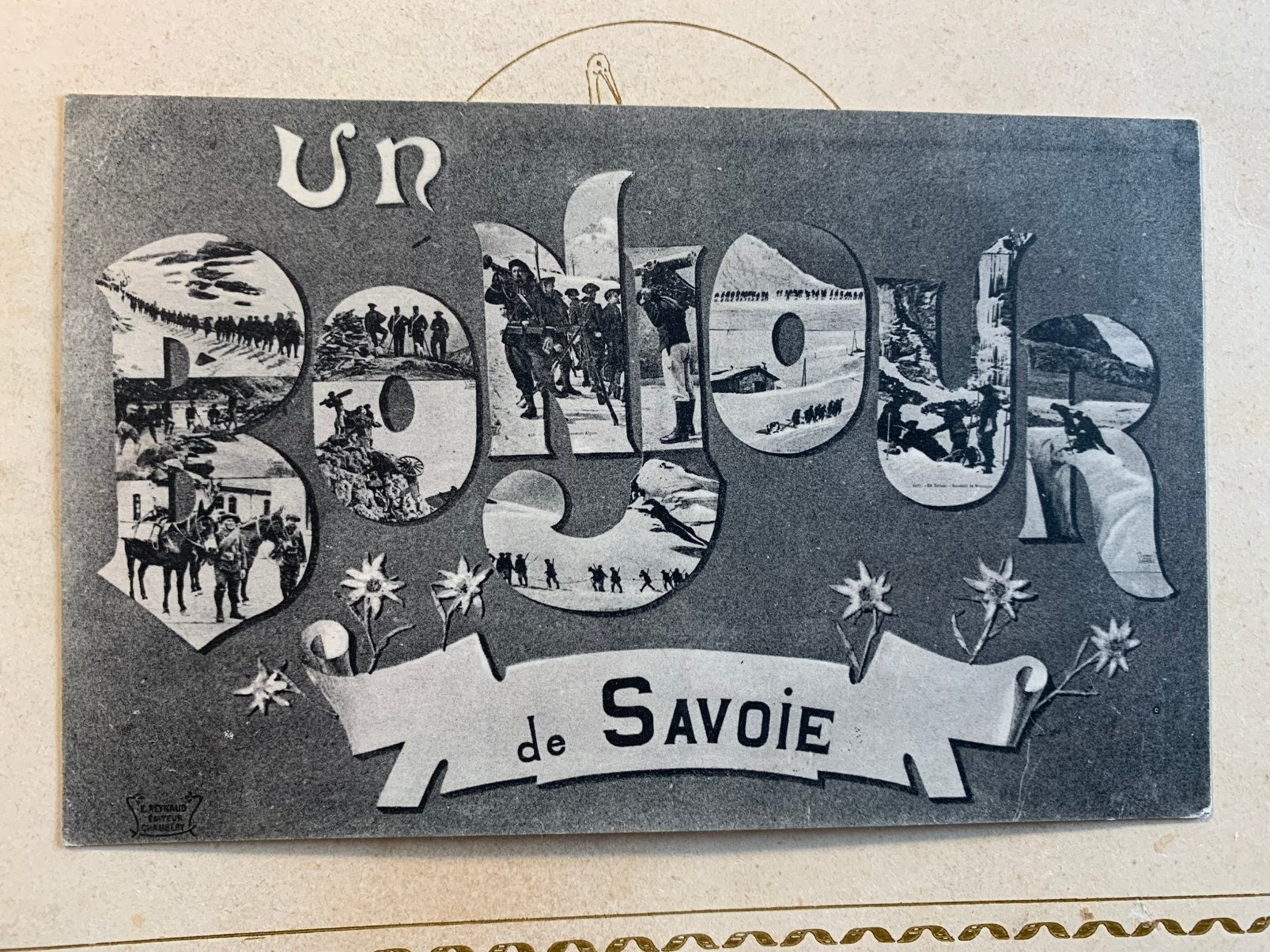 Un bonjour de Savoie - militair (VH), Ophalen of Verzenden, Voor 1920, Gelopen, Frankrijk
