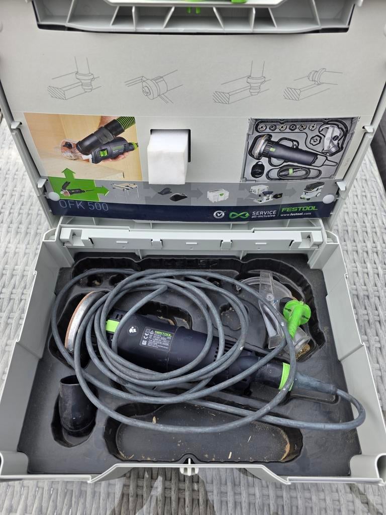 Festool OFK 500 Q Kantenfrees in Systainer, Ophalen, Gebruikt, Kantenfrees, Festool