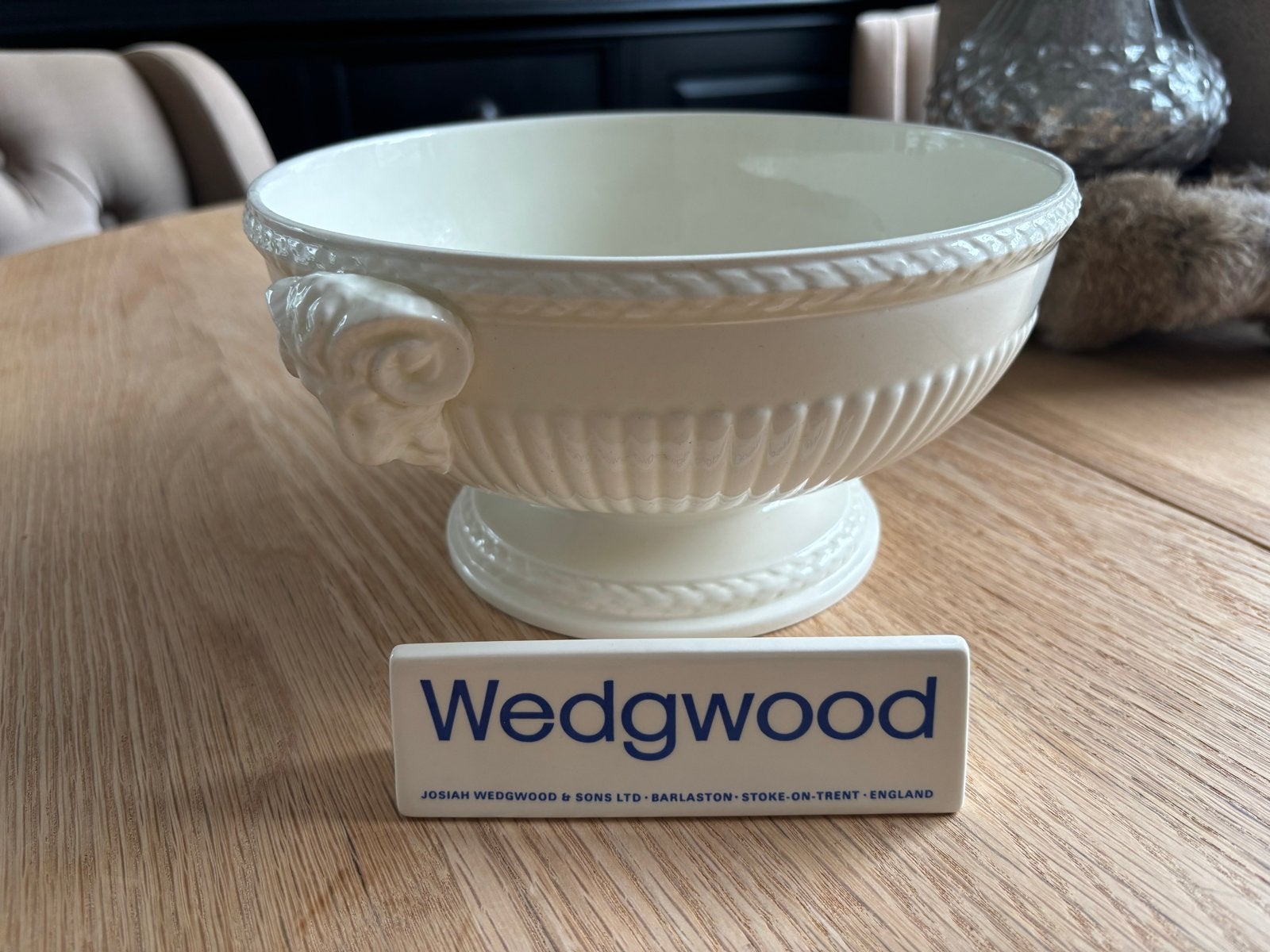 Wedgwood Edme dekschaal zonder deksel - Jaren 1908-1930, Huis en Inrichting, Gebruikt, Klassiek, Ophalen of Verzenden, Schaal of Schalen