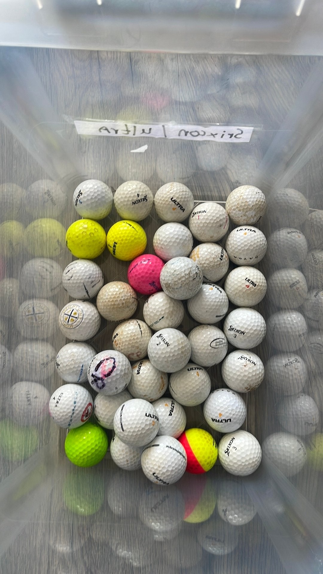 Ultra/srixon golfballen, Sport en Fitness, Golf, Ophalen, Zo goed als nieuw, Bal(len)