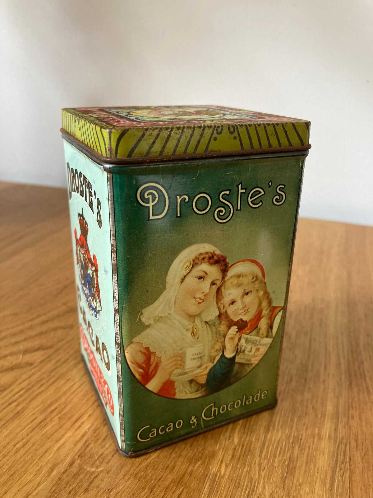 Vintage Droste cacao blik, Ophalen of Verzenden, Zo goed als nieuw, Overige, Droste