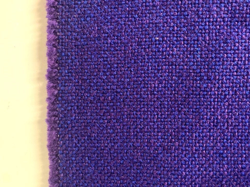 STOF VOOR DESIGN Kvadrat Hallingdal 65 763 paars+kobaltblauw, Wol, 120 cm of meer, Paars, Nieuw