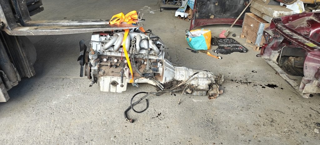 Opel motorblok 3 liter 24 klepper met automaat, Ophalen, Gebruikt, Opel