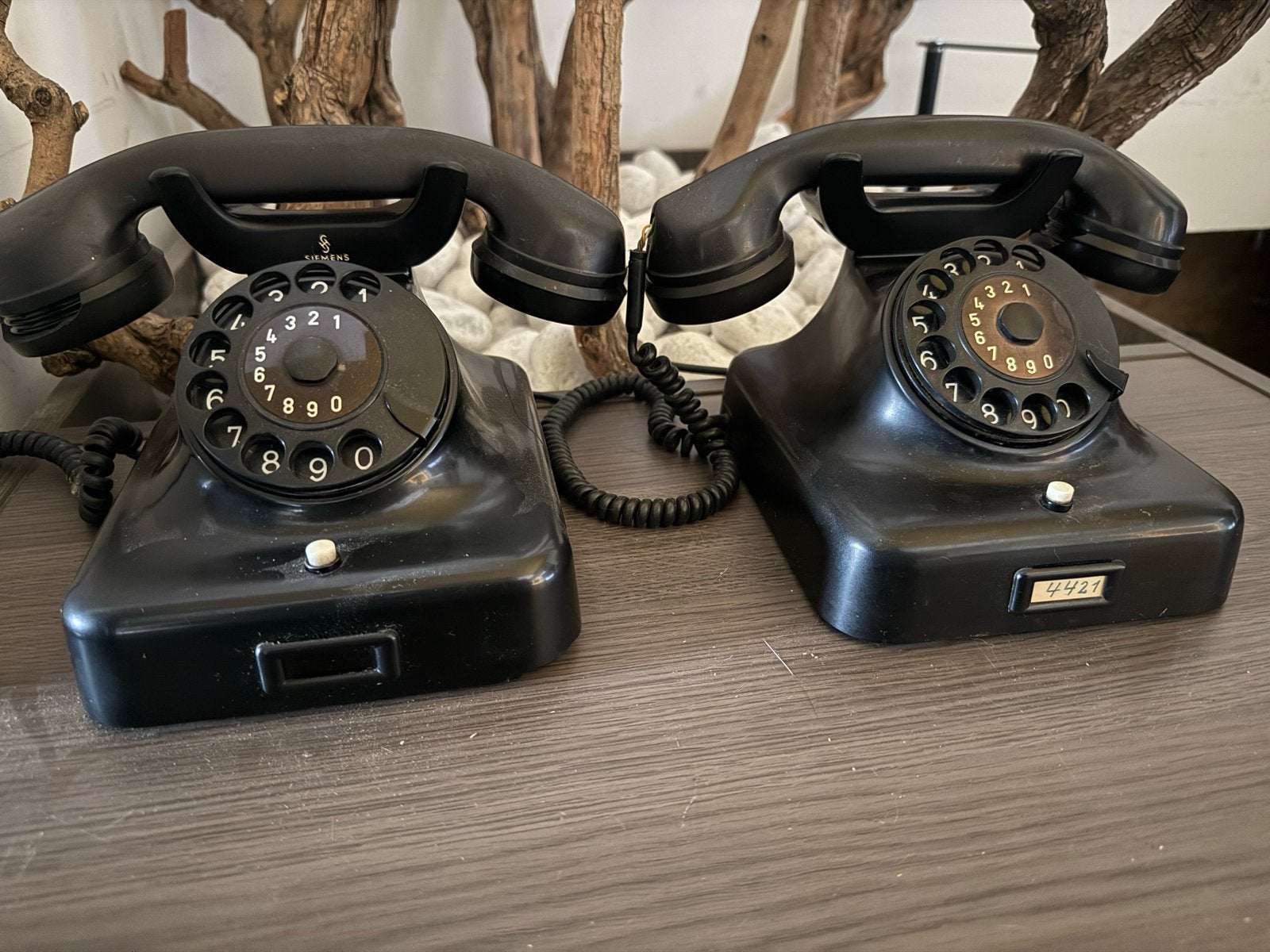 Siemens Bakelieten Telefoon met Draaischijf  Vintage, Ophalen of Verzenden, Gebruikt, Bakeliet