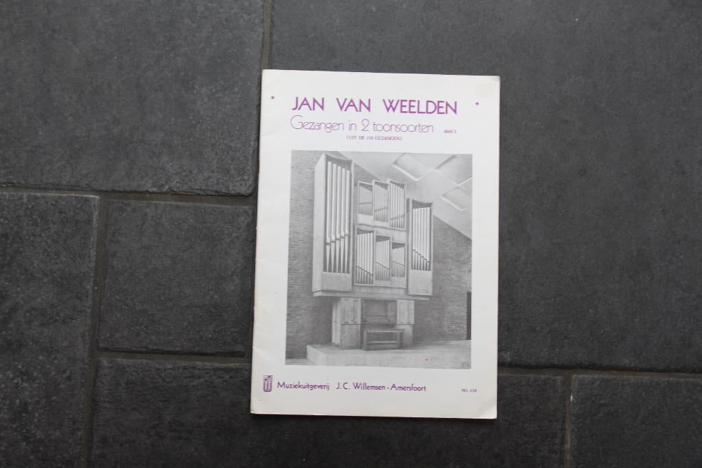 Jan van Weelden, Muziek en Instrumenten, Bladmuziek, Orgel, Gebruikt, Overige soorten, Ophalen of Verzenden