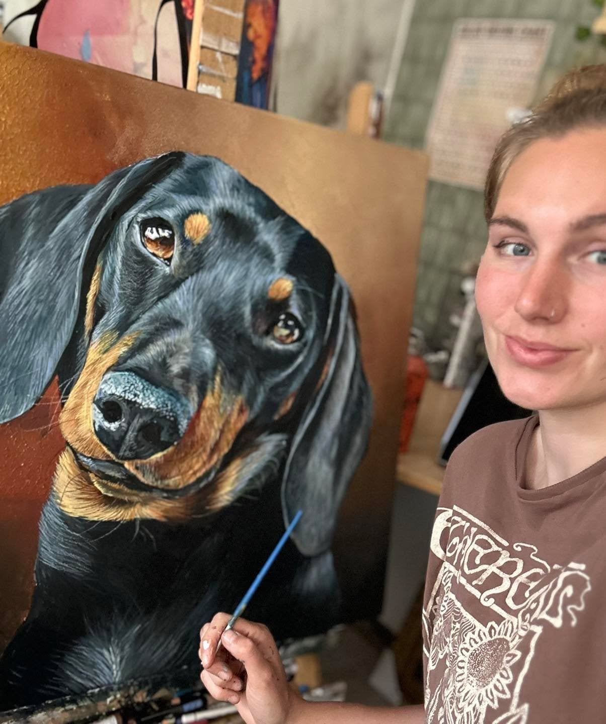 Professioneel dierenportret laten maken van jouw huisdier, Maakt ook portretten, Schilderkunst