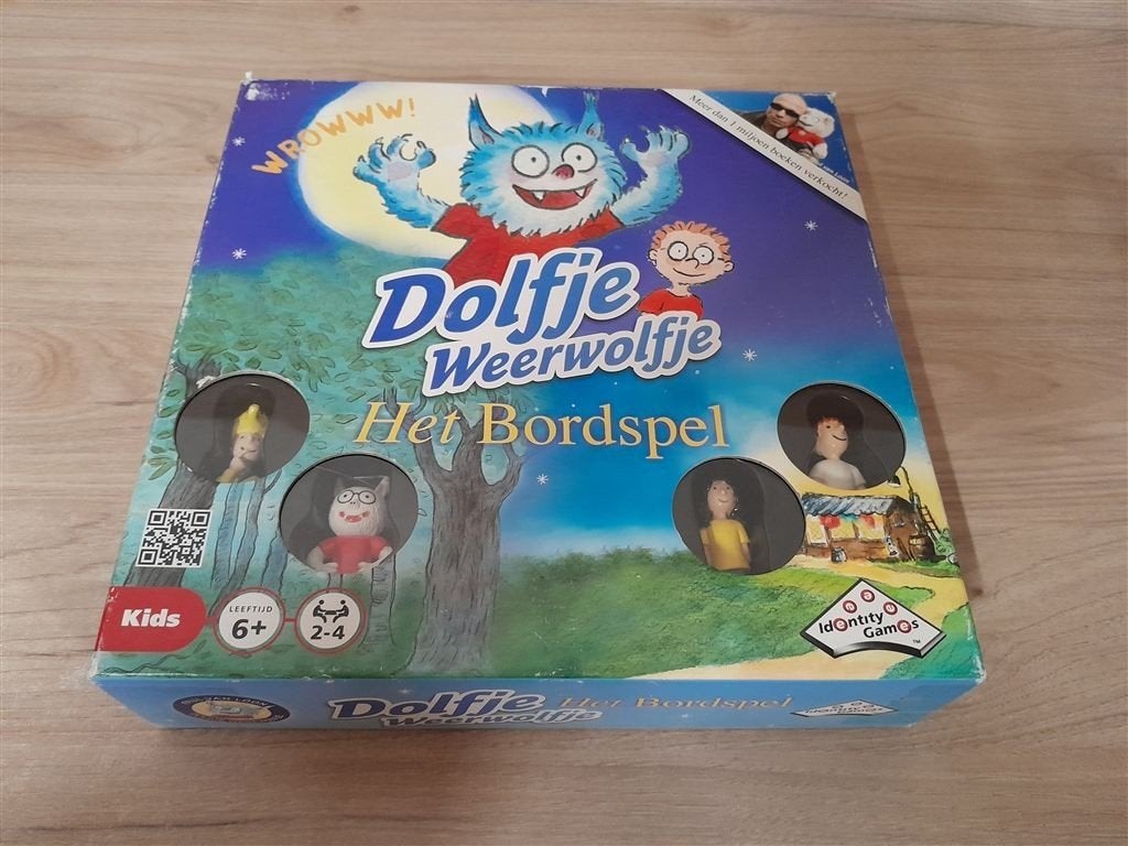 Dolfje Weerwolfje Het bordspel - s5335, Hobby en Vrije tijd, Gezelschapsspellen | Bordspellen, Verzenden, Zo goed als nieuw