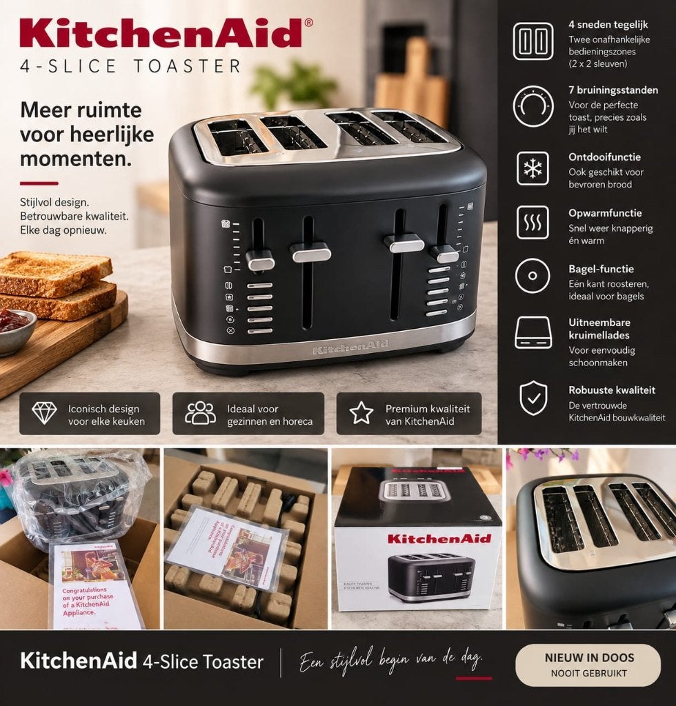 KitchenAid broodrooster 4-Slice