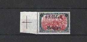 Duitsland Landespost Belgie 1916 nr: 25/2 pfris c.w 300euro, Ophalen of Verzenden, Duitse Keizerrijk, Postfris