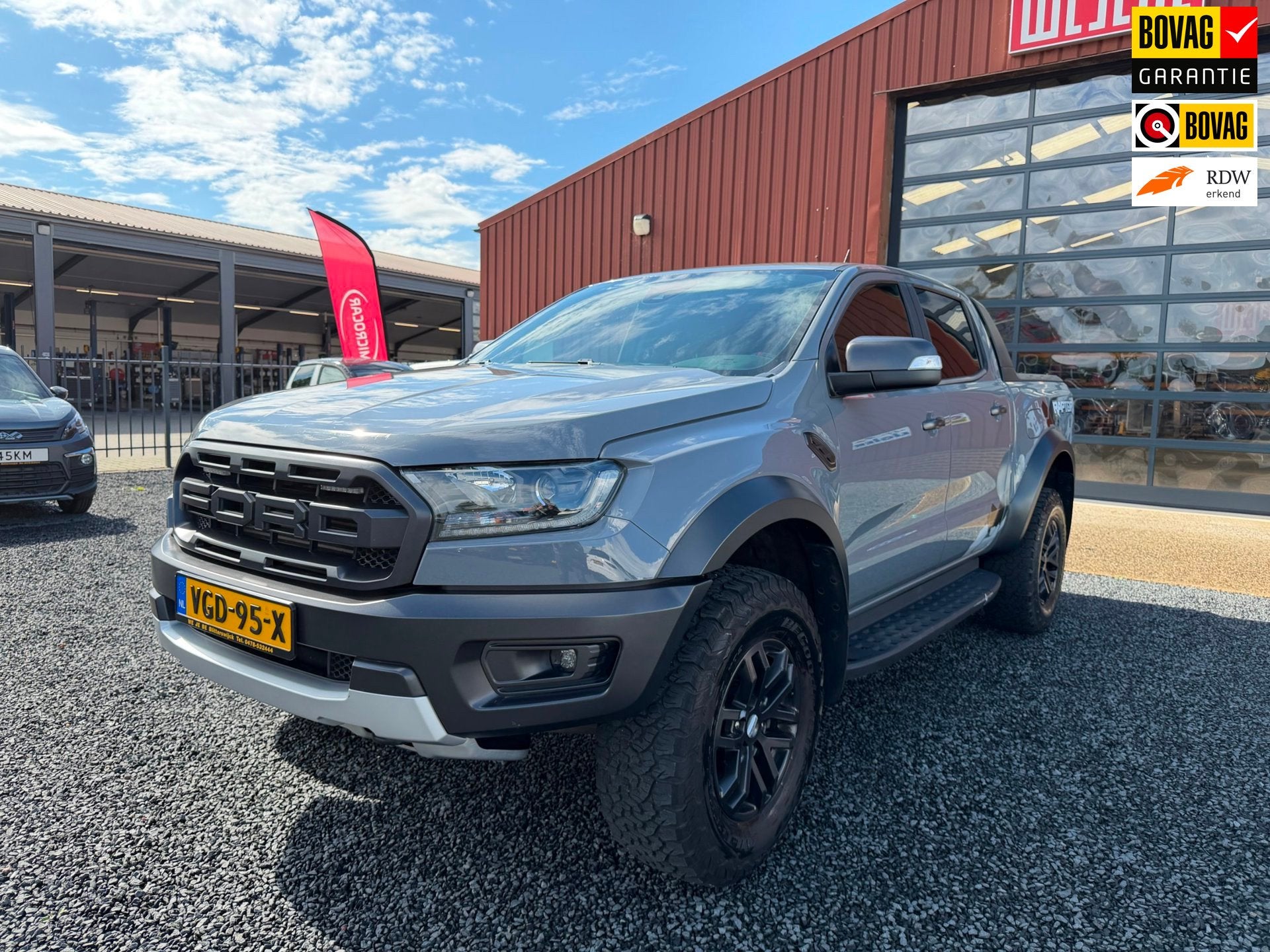 Ford Ranger 2.0 EcoBlue RAPTOR Wildtrack Supercab Automaat, Auto's, Gebruikt, 4 cilinders, Leder en Stof, Bedrijf