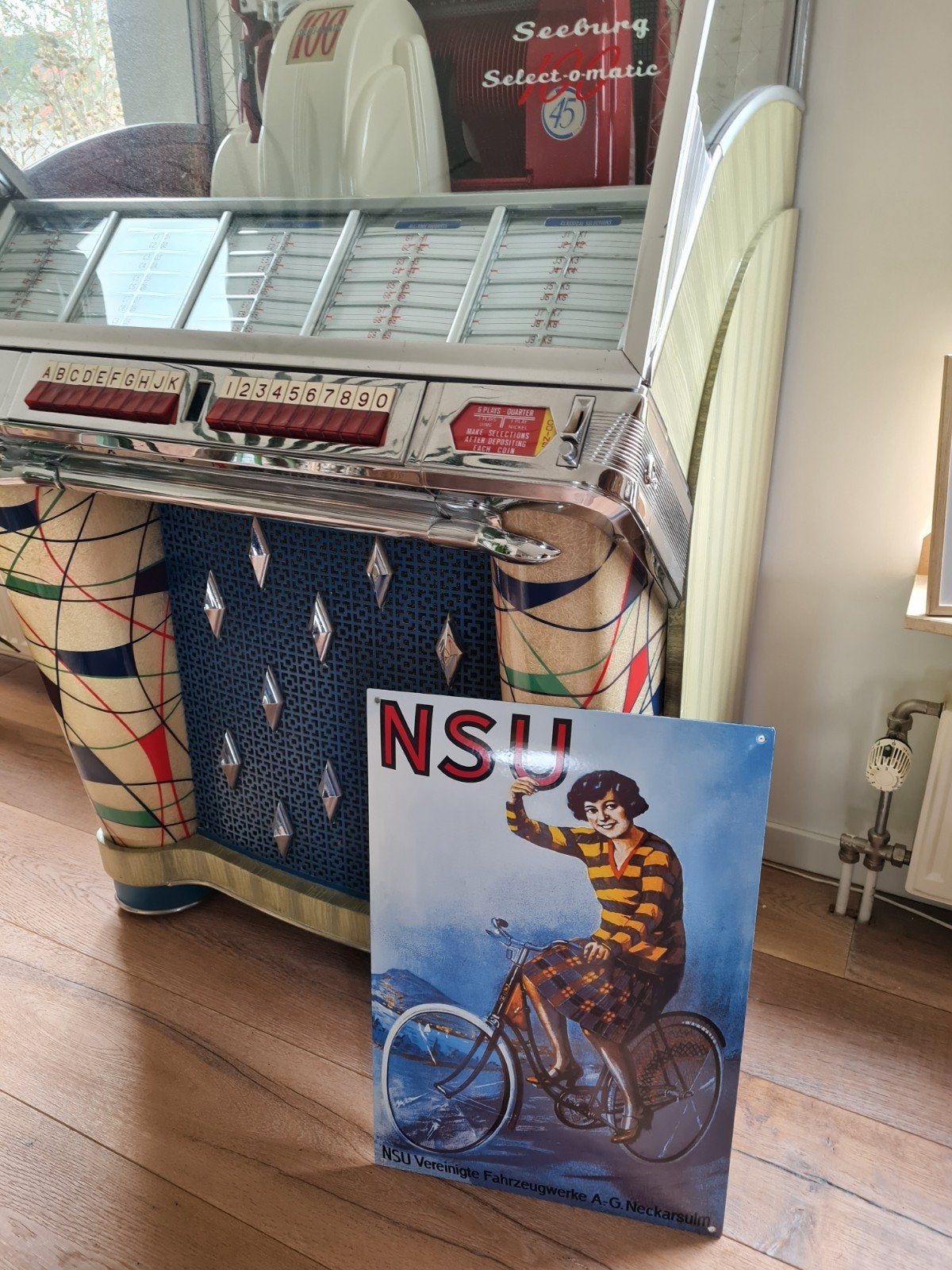 emaille bord NSU nieuw, Ophalen of Verzenden