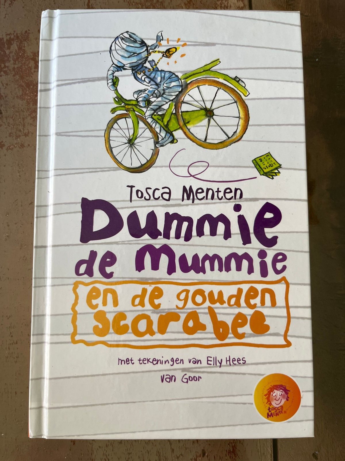 Dummie de Mummie en de gouden Scarabee - Tosca Menten, Ophalen of Verzenden, Gelezen, Fictie algemeen