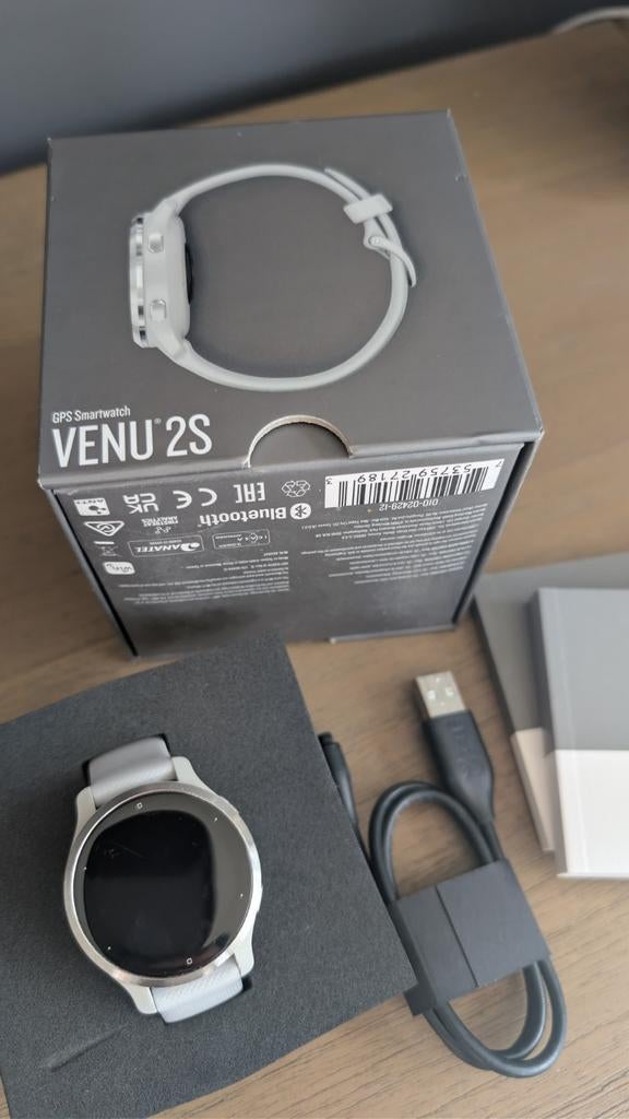Garmin Venu 2S, Gebruikt, Zwart, Garmin venu, Ophalen of Verzenden