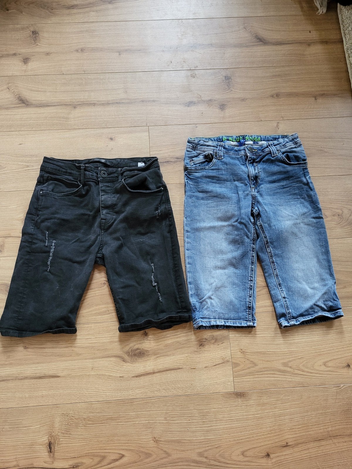 korte spijkerbroeken maat 164, Ophalen of Verzenden, Zo goed als nieuw