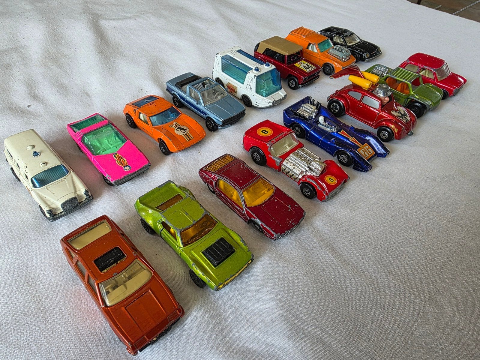 16 stuks Matchbox Superfast, Ophalen of Verzenden, Gebruikt, Auto, Matchbox