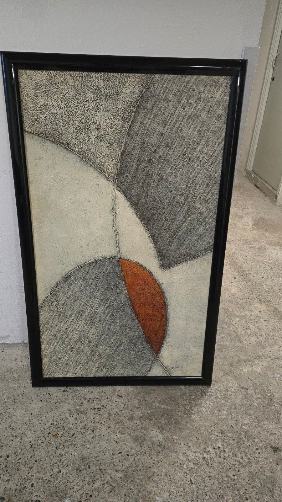 Abstract Kunstwerk - Gesigneerd 'Zostan', Ophalen
