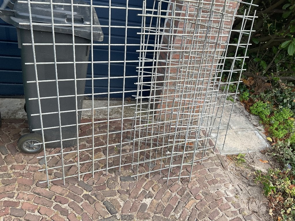 Betonnetten verzinkt, Ophalen, Gebruikt, IJzer