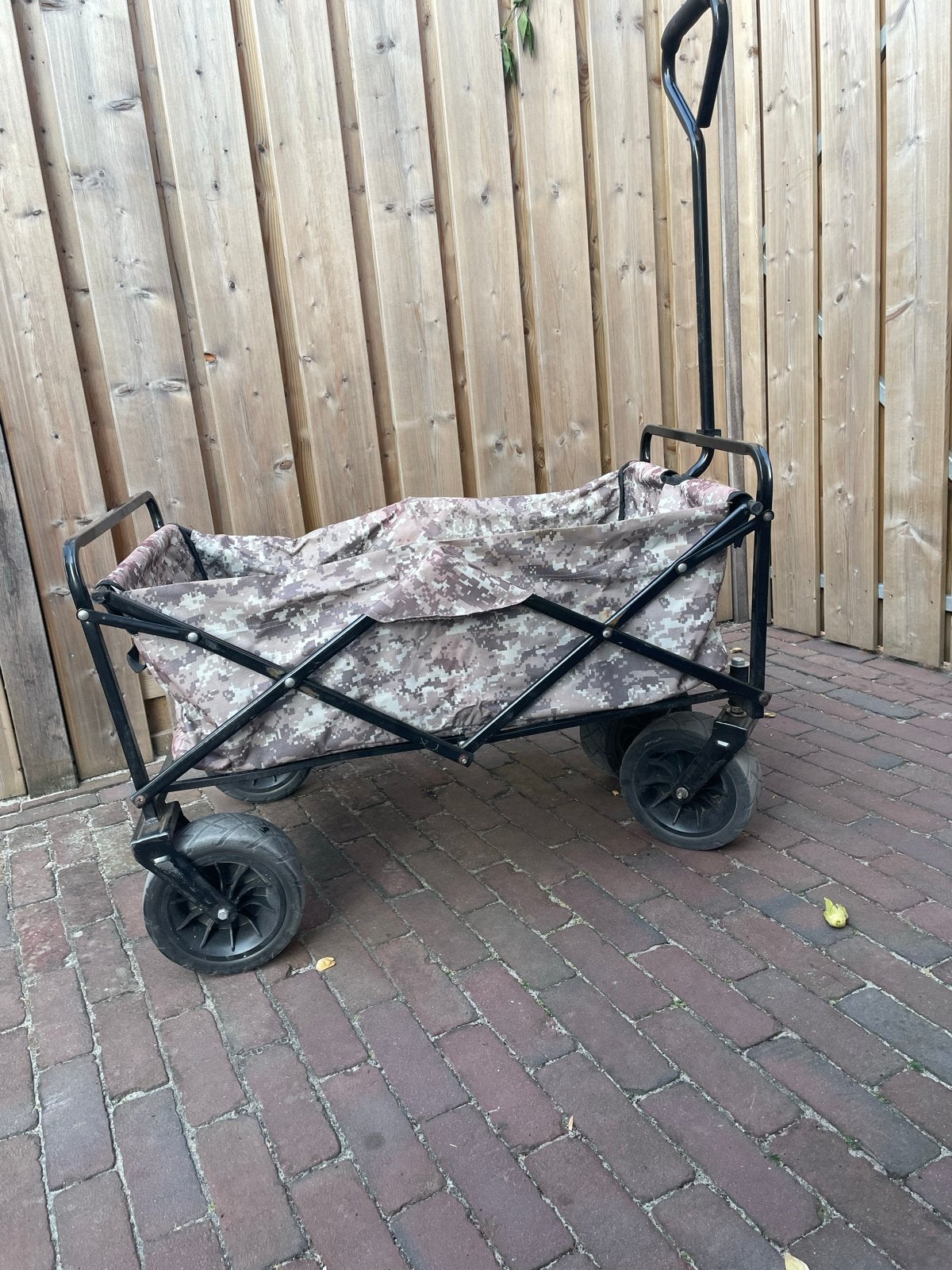 Opvouwbare bolderkar met camouflageprint, Caravans en Kamperen, Ophalen of Verzenden, Opvouwbaar, Gebruikt