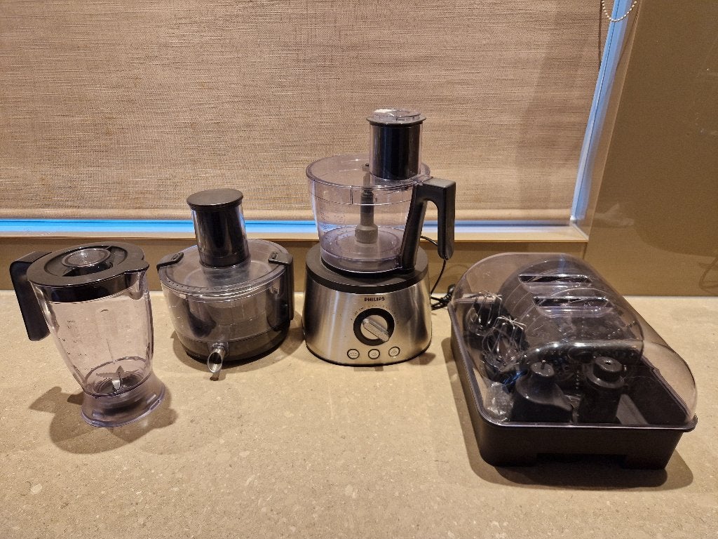 Philips keukenmachine, 1 tot 2 liter, Ophalen, Gebruikt, 3 snelheden of meer