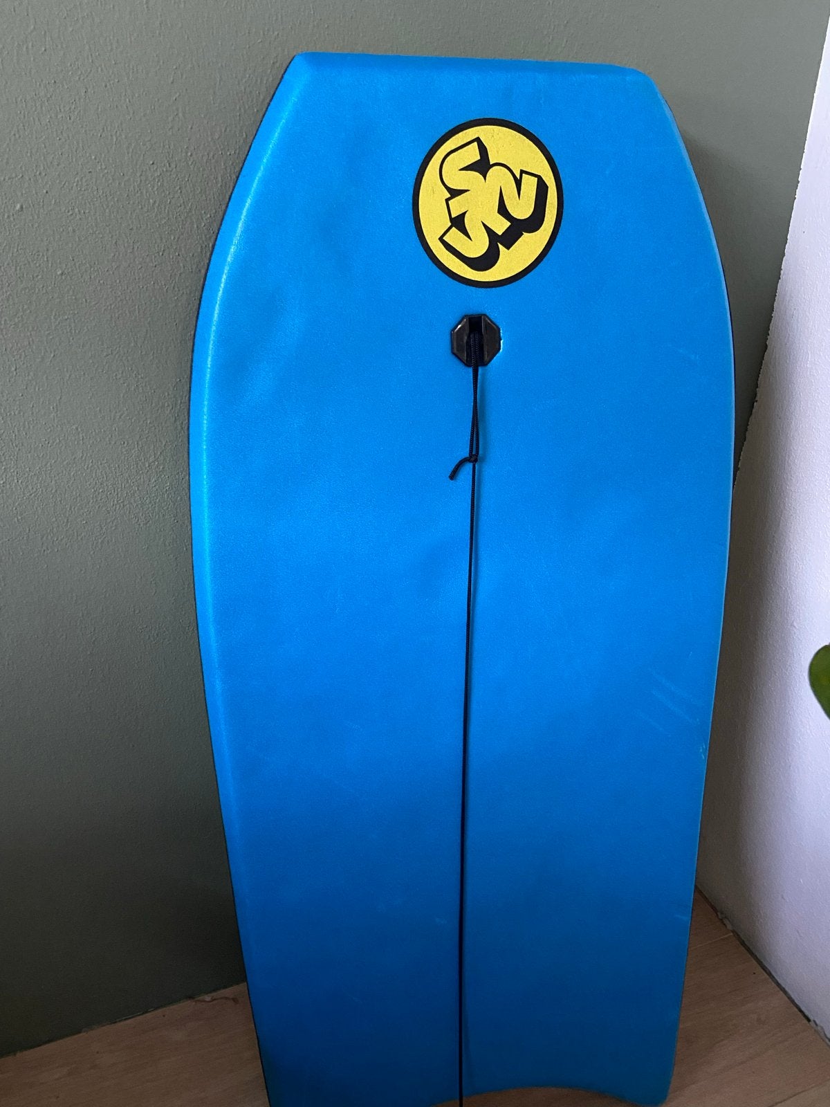 Bodyboard blauw met geel logo, Watersport en Boten, Ophalen, Gebruikt, Overige typen