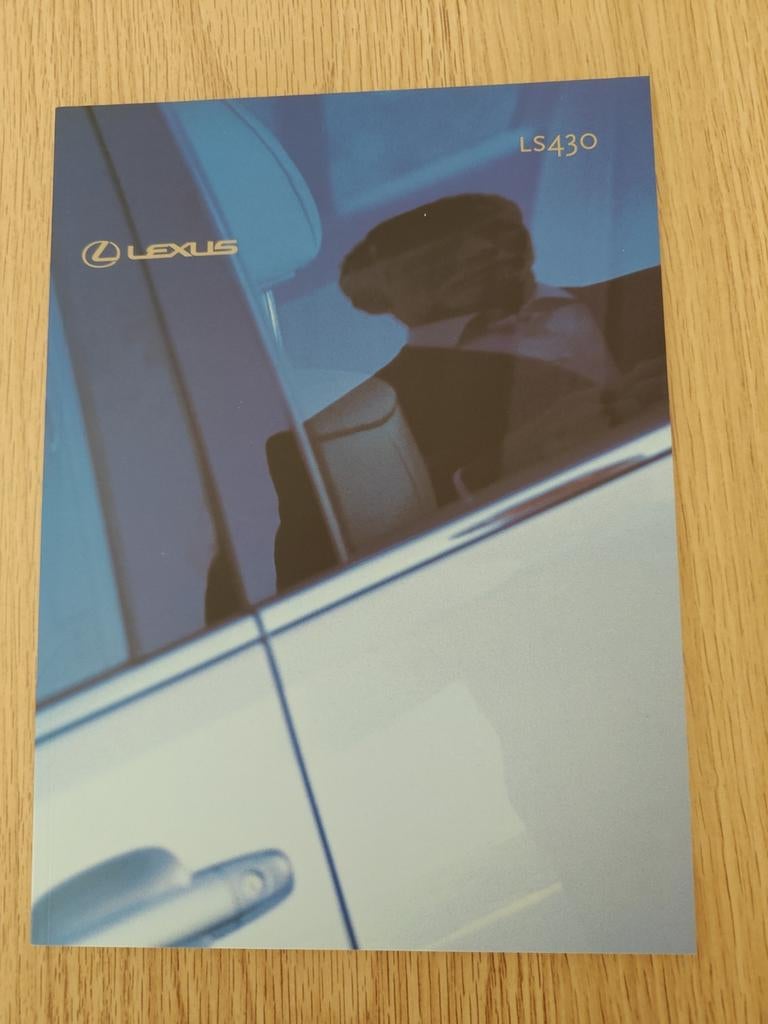 Brochure / Folder Lexus GS430 model 2001 Nederlands, Lexus, Ophalen of Verzenden, Zo goed als nieuw, Overige merken