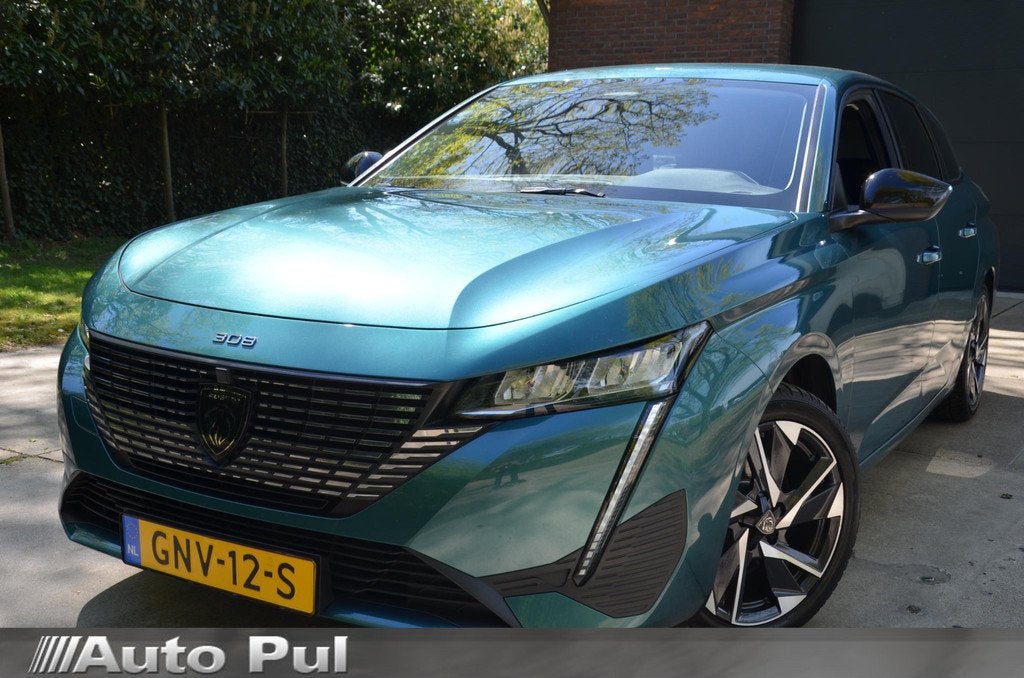 Peugeot 308 SW 1.2 Hybrid 136 e-DCS6 Allure Automaat/Navi/Pd, Auto's, Peugeot, 145 pk, Gebruikt, Euro 6, 1199 cc