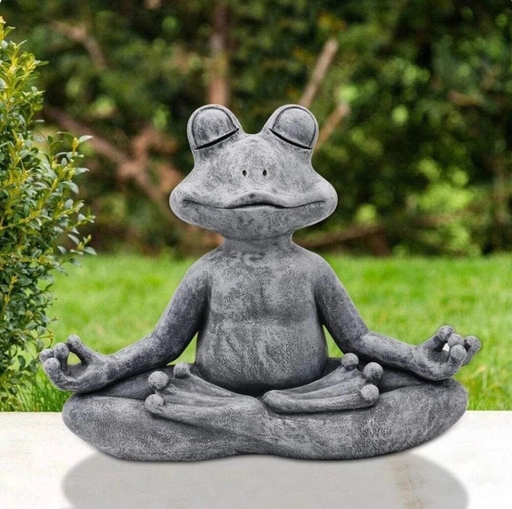 Mediterend Kikker Beeld - Decoratief Standbeeld - Tuin beeld, Ophalen of Verzenden, Nieuw, Dier