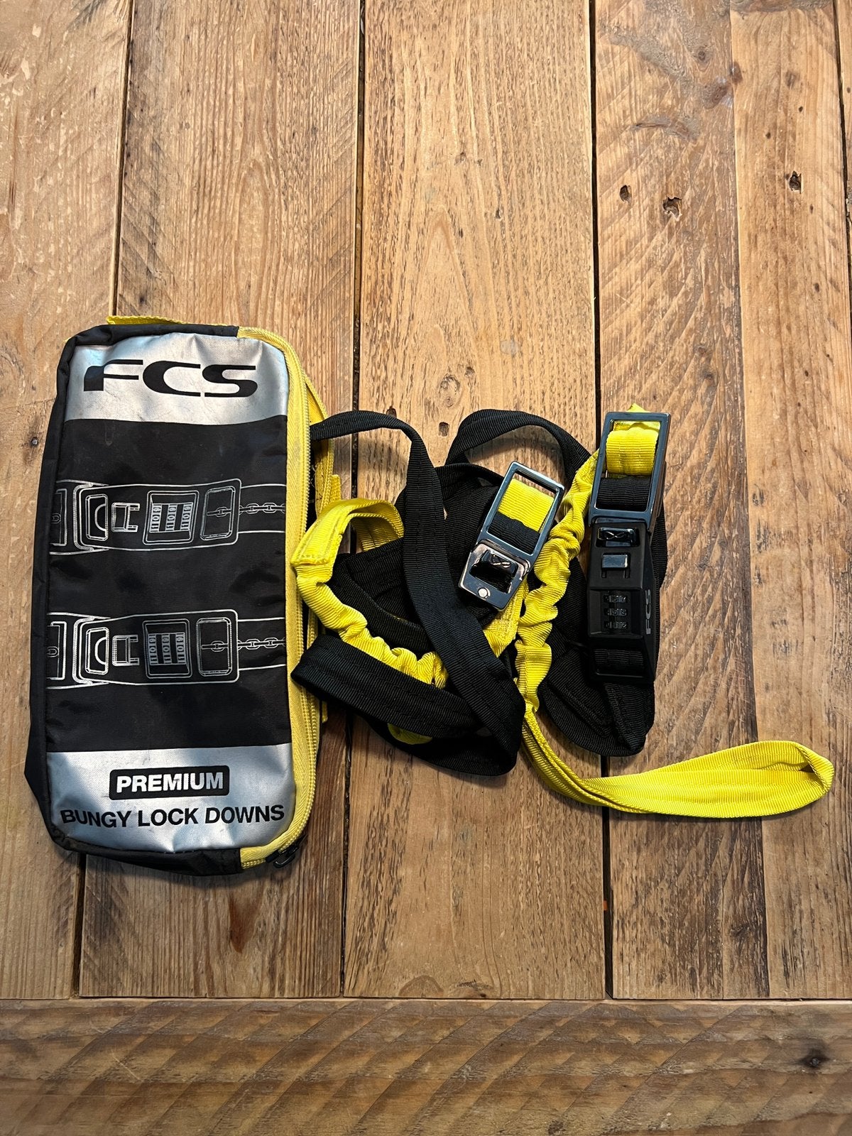 Surfplank spanband FCS Premium Bungy Lock Downs, Ophalen of Verzenden, Zo goed als nieuw