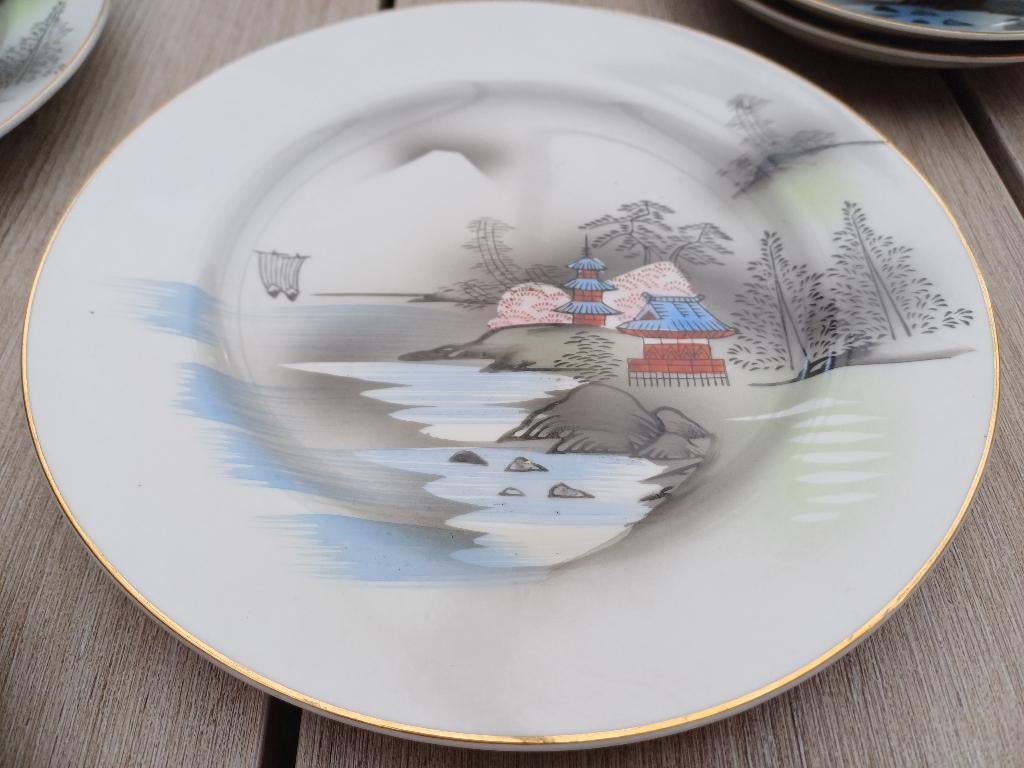 Origineel antiek Kutani thee servies sereen design, Antiek en Kunst, Antiek | Servies compleet, Ophalen of Verzenden